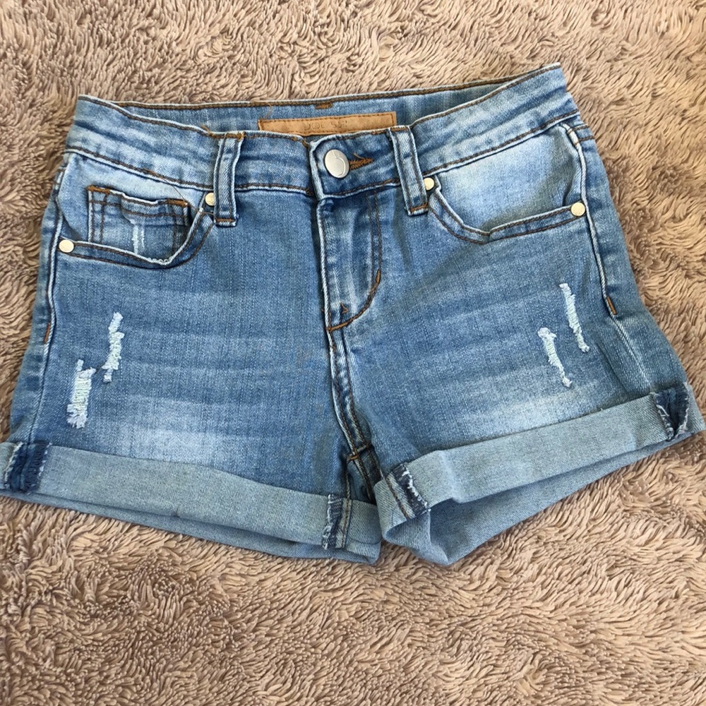 Denim shorts